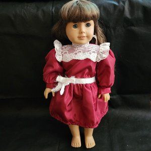 American Girl Doll Samantha Red Party Dress